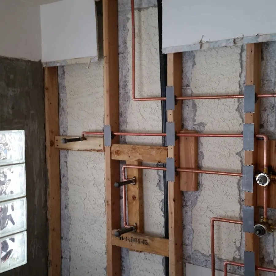 Copper pipe installation for Repiping in Cooper